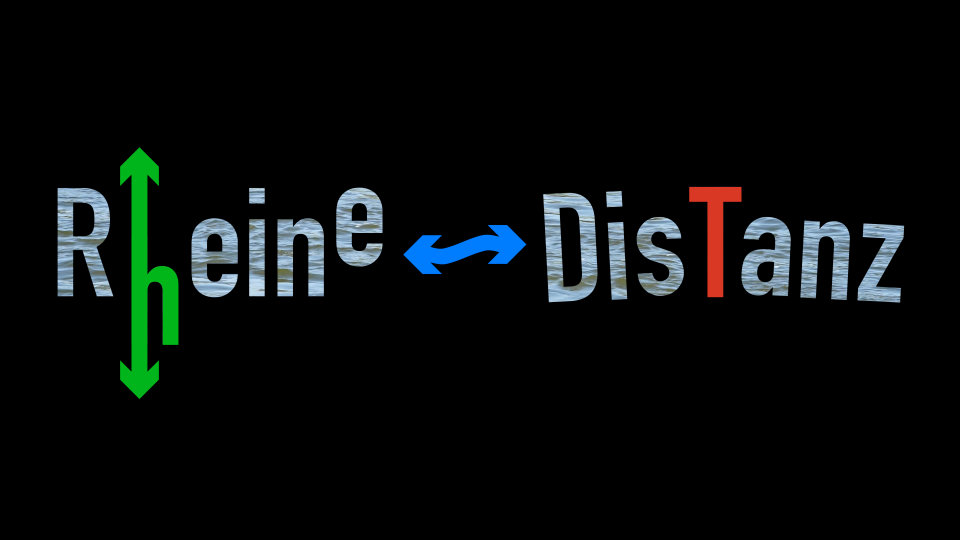 Grafik mit Schriftzug Rheine DisTanz